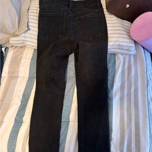 Flying Monkey Women's Black Straight Leg Jeans